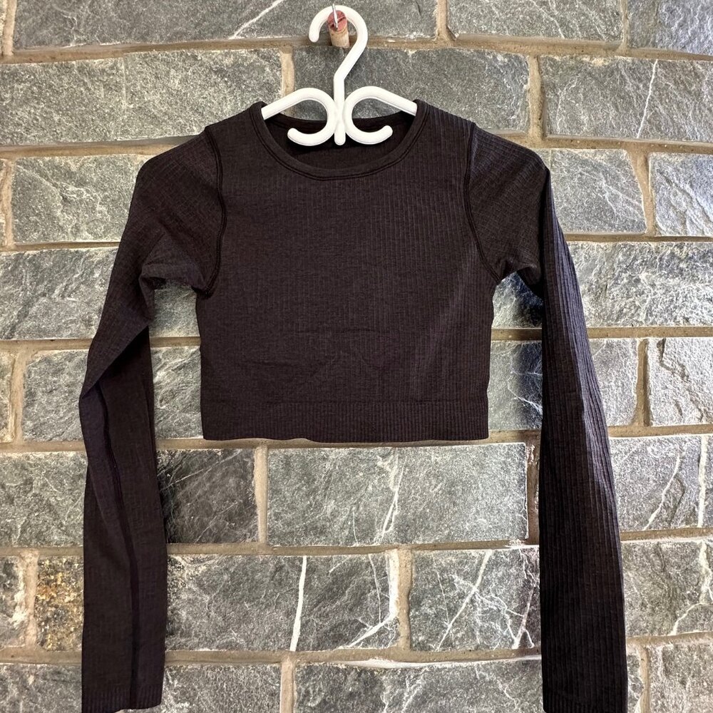 Lululemon Ebb to Street Crop Long Sleeve